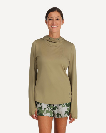 ТермоХуди Simms Women's Bugstopper SolarFlex Hoody (Женский; L; Bay Leaf)